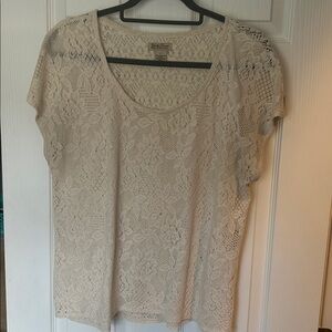 Lucky Brand Lace Shirt